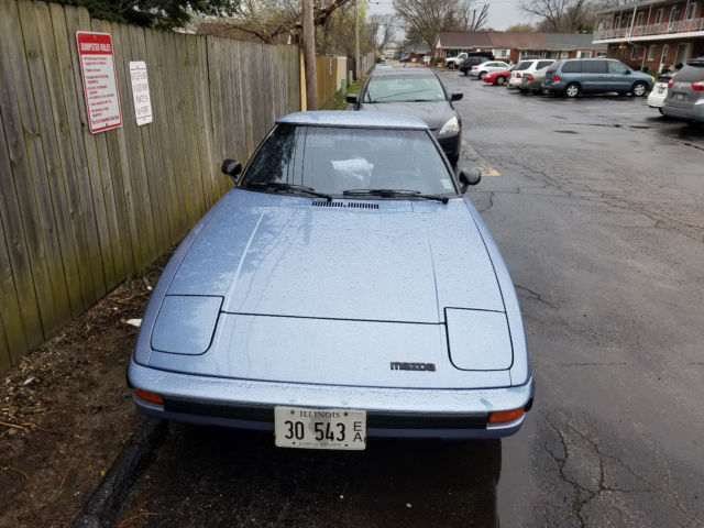 1983 Blue Mazda RX-7 Coupe