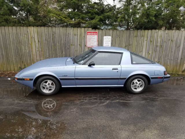 1983 Blue Mazda RX-7 Coupe