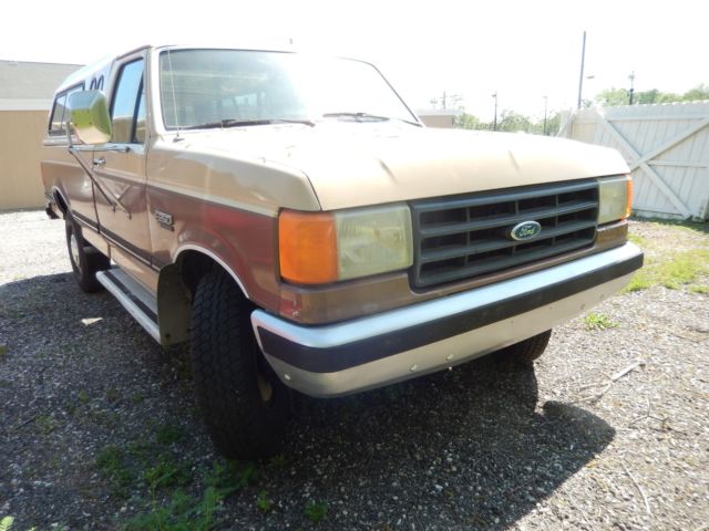 1987 Tan/Brown Ford F-250 Standard Cab Pickup