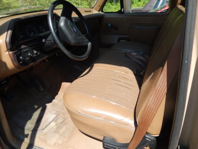 1987 Tan/Brown Ford F-250 Standard Cab Pickup