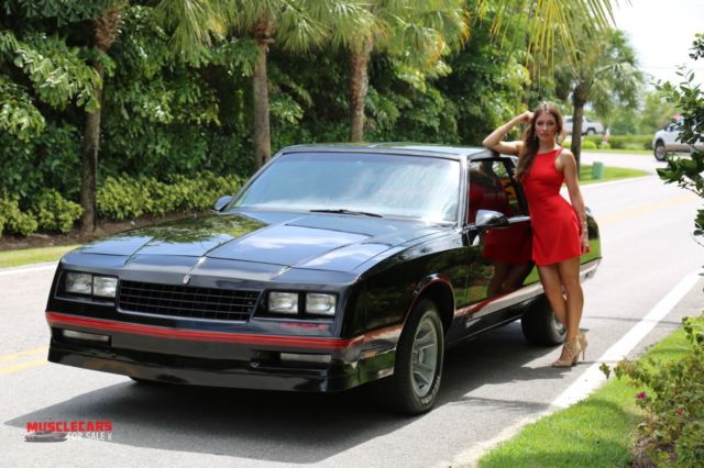1987 Black Chevrolet Monte Carlo Coupe