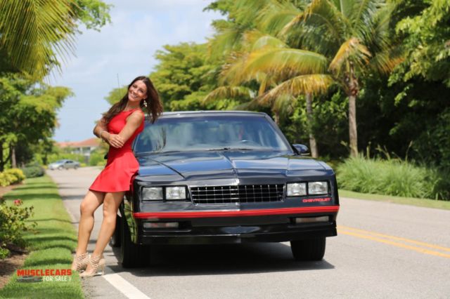 1987 Black Chevrolet Monte Carlo Coupe