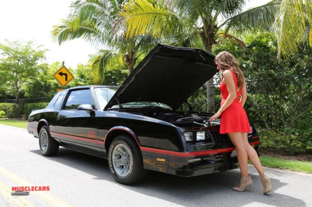 1987 Black Chevrolet Monte Carlo Coupe