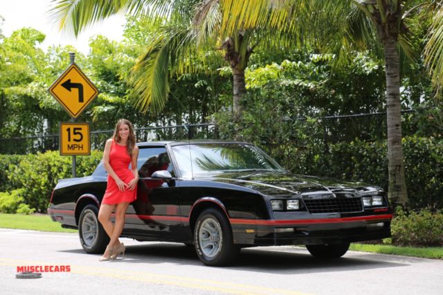 1987 Black Chevrolet Monte Carlo Coupe