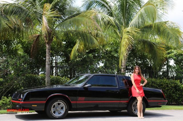 1987 Black Chevrolet Monte Carlo Coupe