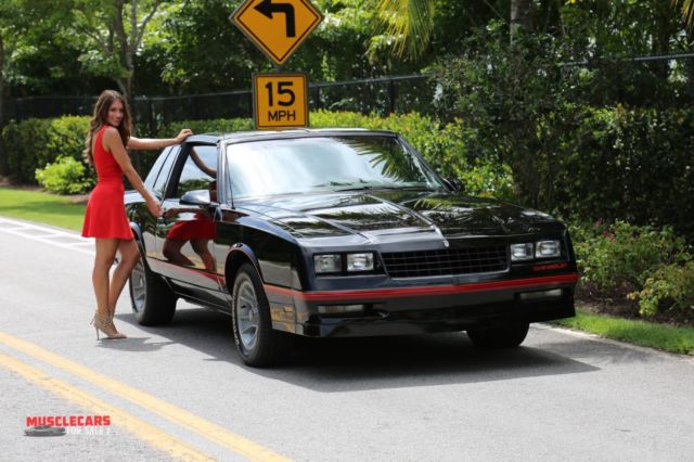 1987 Black Chevrolet Monte Carlo Coupe