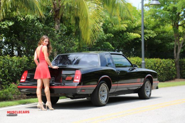 1987 Black Chevrolet Monte Carlo Coupe
