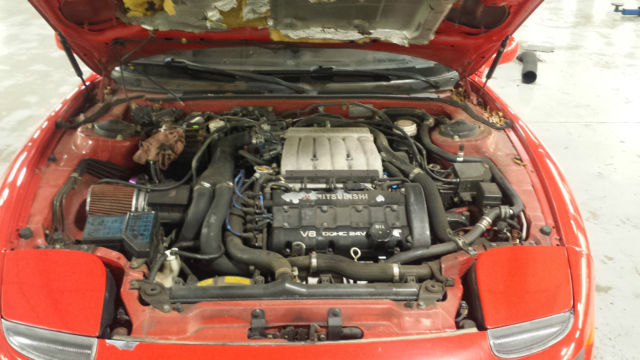 19930000 Red Mitsubishi 3000GT Coupe