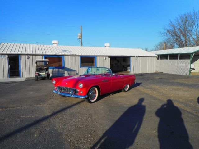 1955 Red Ford Thunderbird 2 Dr