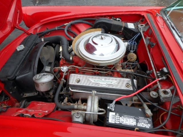 1955 Red Ford Thunderbird 2 Dr