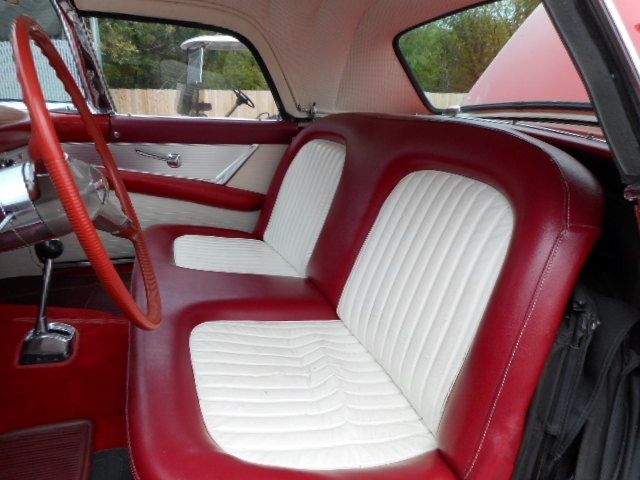 1955 Red Ford Thunderbird 2 Dr