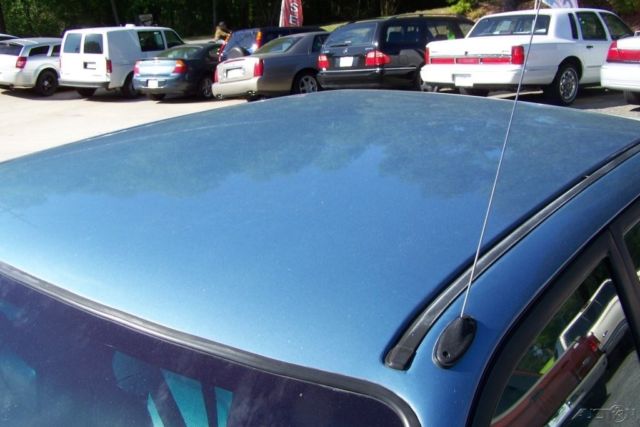 1992 Blue Ford Escort Sedan