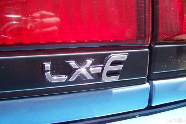 1992 Blue Ford Escort Sedan