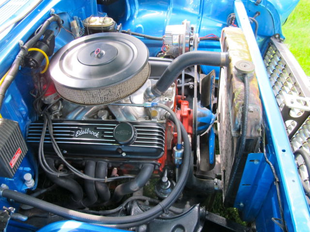 1955 Blue Chevrolet Bel Air/150/210 2 door