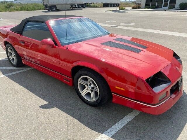 1988 Red Chevrolet Camaro Convertible