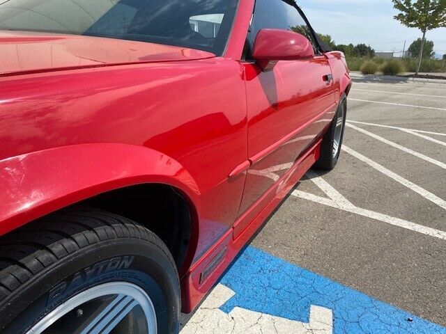1988 Red Chevrolet Camaro Convertible