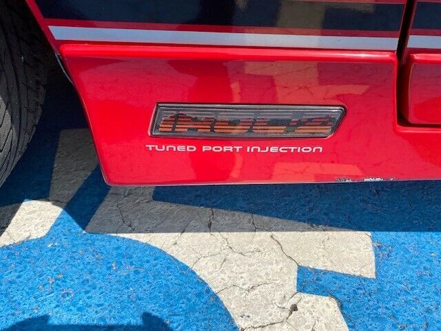 1988 Red Chevrolet Camaro Convertible