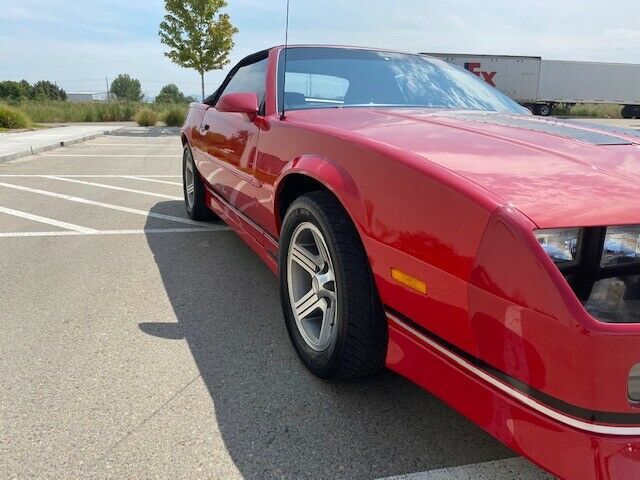 1988 Red Chevrolet Camaro Convertible