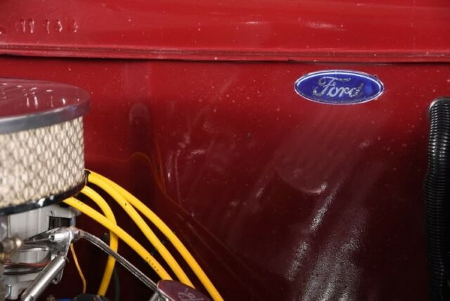 1949 Burgundy Ford Custom Convertible