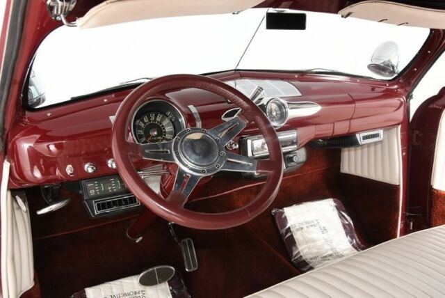 1949 Burgundy Ford Custom Convertible