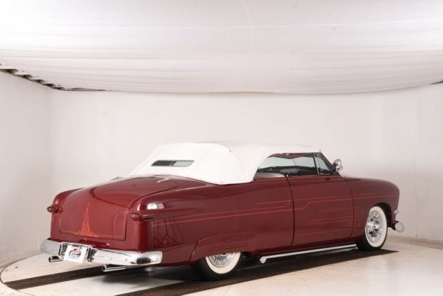 1949 Burgundy Ford Custom Convertible