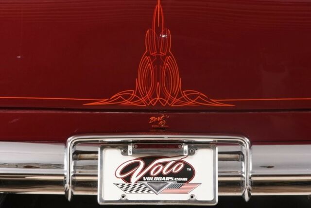 1949 Burgundy Ford Custom Convertible