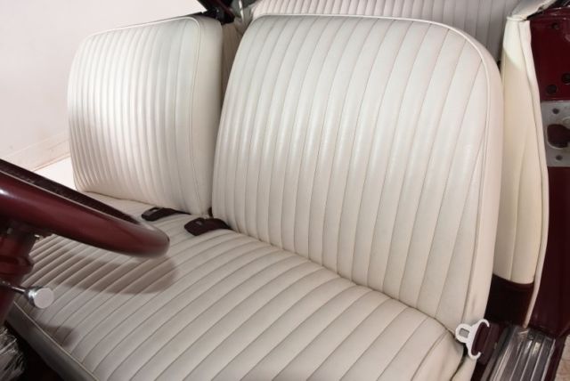 1949 Burgundy Ford Custom Convertible