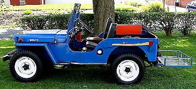 1946 Blue Willys CJ 2A Jeep