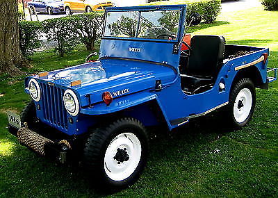1946 Blue Willys CJ 2A Jeep