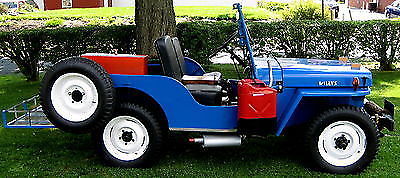 1946 Blue Willys CJ 2A Jeep