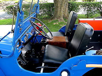 1946 Blue Willys CJ 2A Jeep