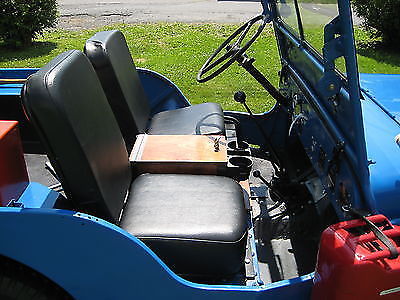 1946 Blue Willys CJ 2A Jeep
