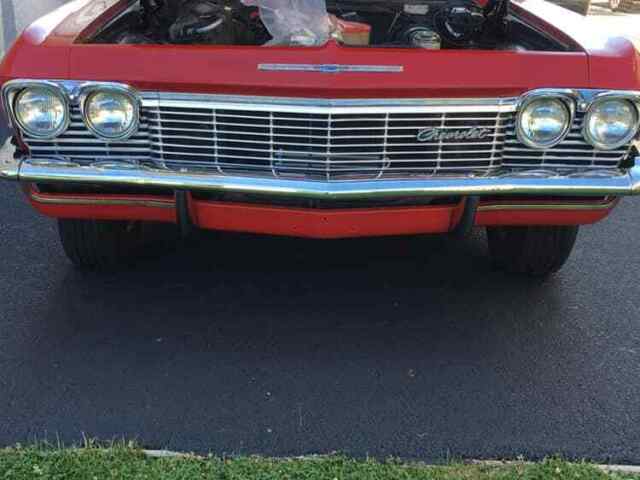 1965 Red Chevrolet Impala Sedan