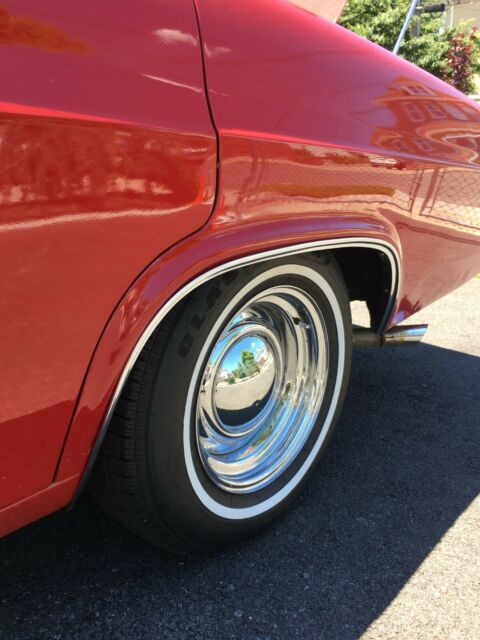 1965 Red Chevrolet Impala Sedan
