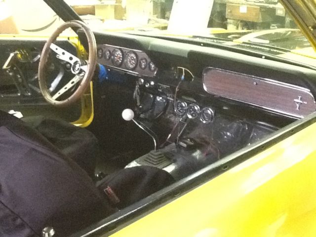 1966 Yellow Ford Mustang