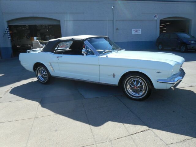 1965 Blue Ford Mustang Convertible