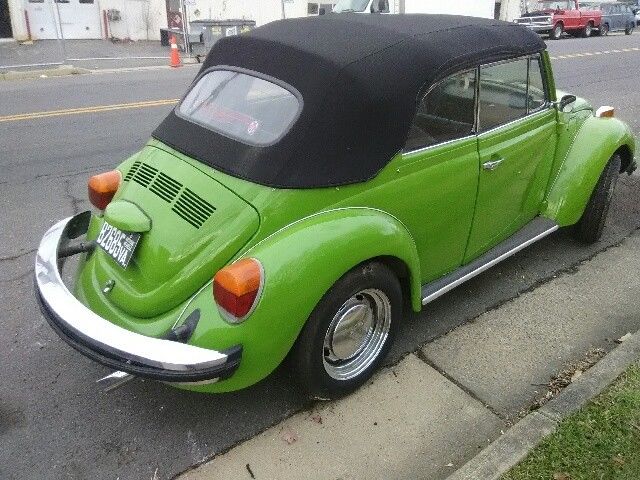 1979 Green Volkswagen Beetle - Classic Convertible