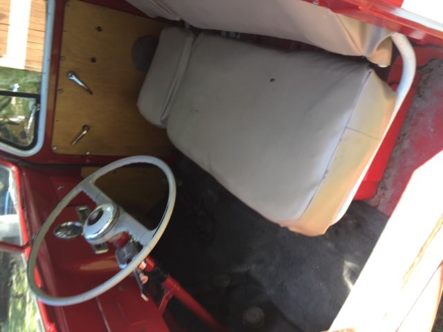 1954 Red Willys Wagon Wagon