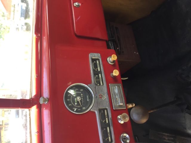 1954 Red Willys Wagon Wagon