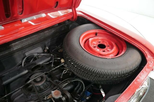 1963 Red Chevrolet Corvair Convertible