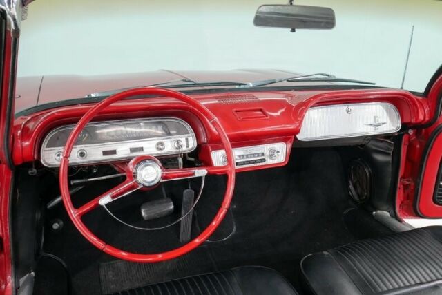 1963 Red Chevrolet Corvair Convertible