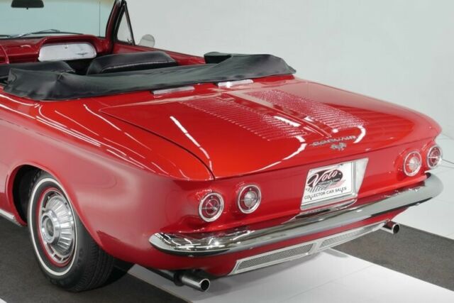 1963 Red Chevrolet Corvair Convertible