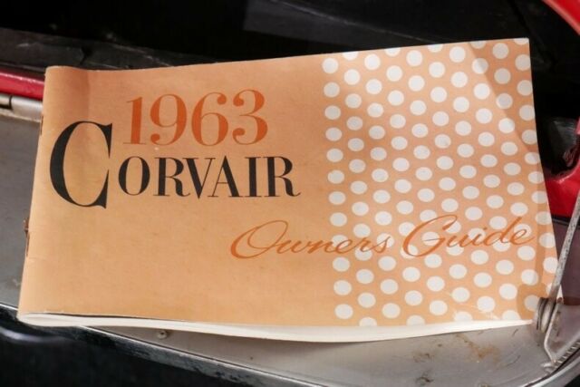 1963 Red Chevrolet Corvair Convertible