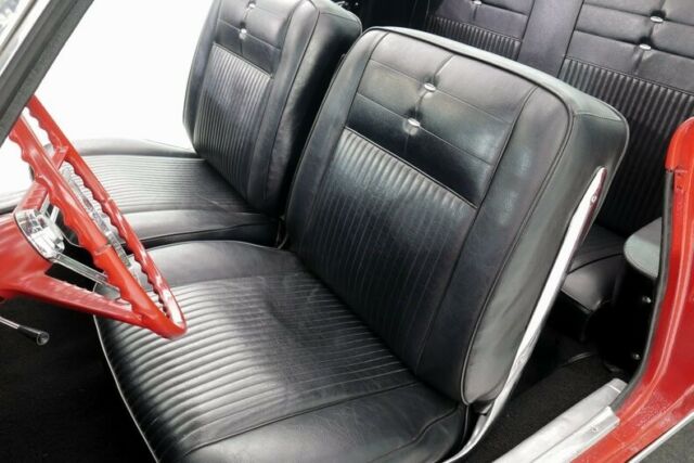 1963 Red Chevrolet Corvair Convertible