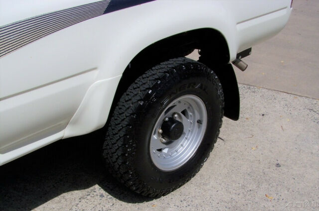 1989 White Toyota Tacoma Pickup Truck