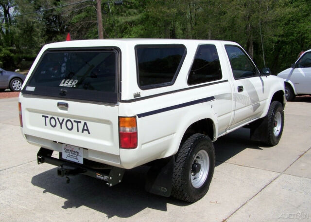 1989 White Toyota Tacoma Pickup Truck