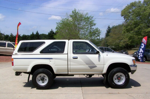 1989 White Toyota Tacoma Pickup Truck