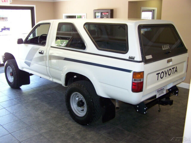 1989 White Toyota Tacoma Pickup Truck