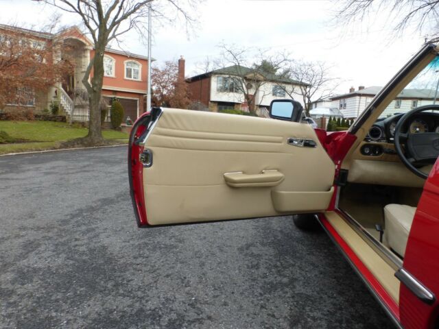 1987 Red Mercedes-Benz SL-Class Convertible