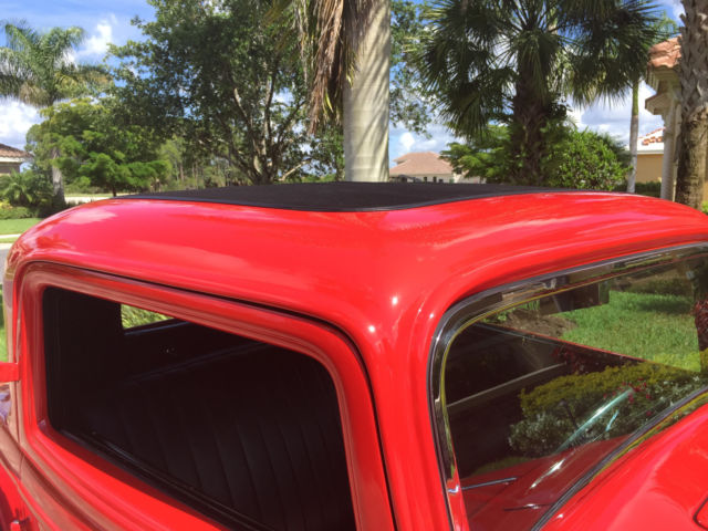 1932 RED Ford 3 WINDOW COUPE Coupe